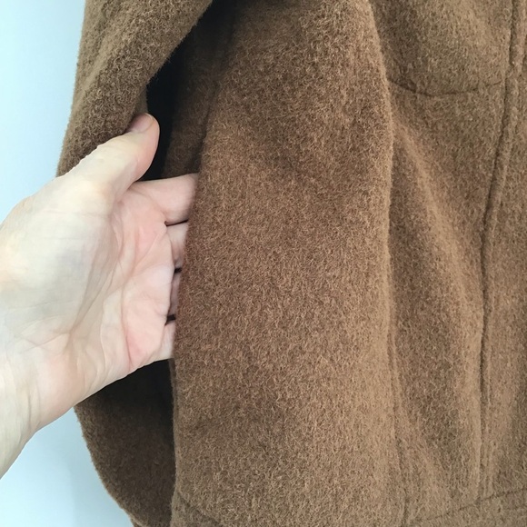 Joie Burton Felted Shacket Trucker Jacket Casual Career Carmel Size Large - Picture 9 of 9